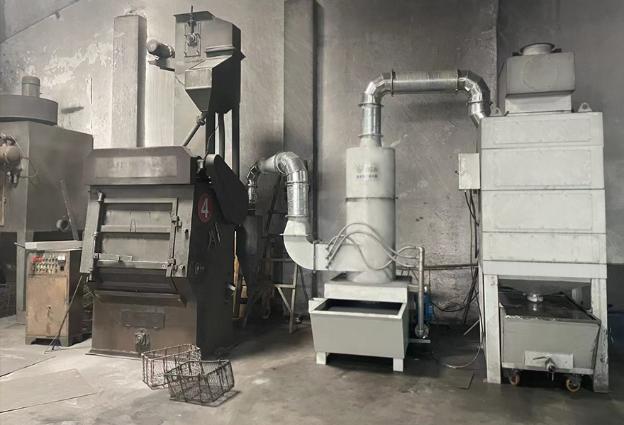 鐵製品拋丸機除塵