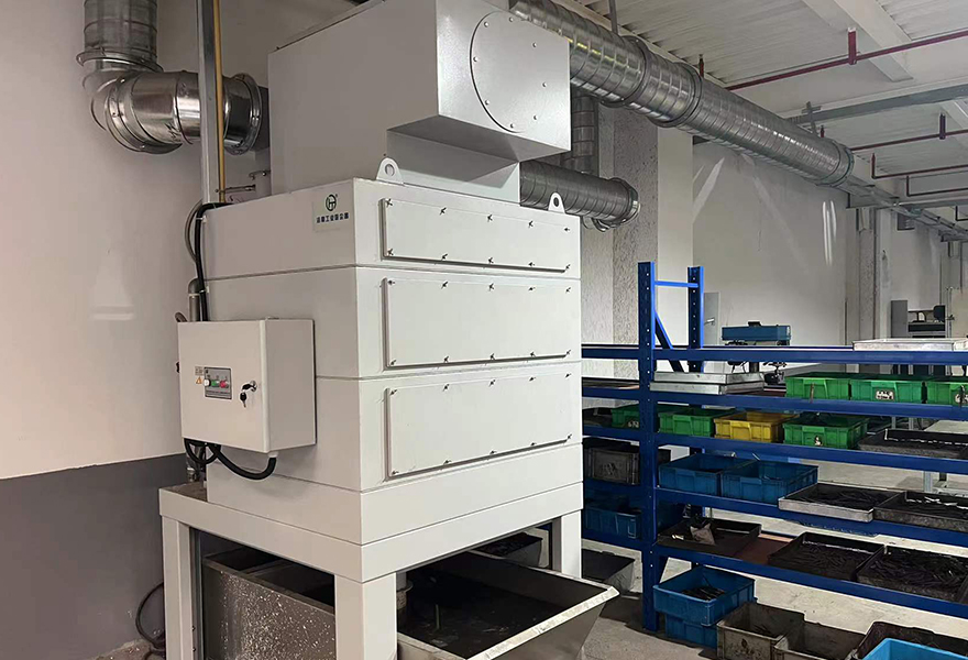 砂（shā）帶機、拋光（guāng）機集中除塵（chén）